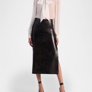 Alice + Olivia Maeve Vegan Slip Skirt